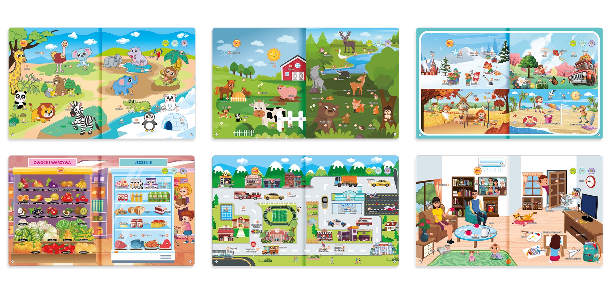 Genialny Dzieciak, Interaktywna książeczka - Poznajemy świat