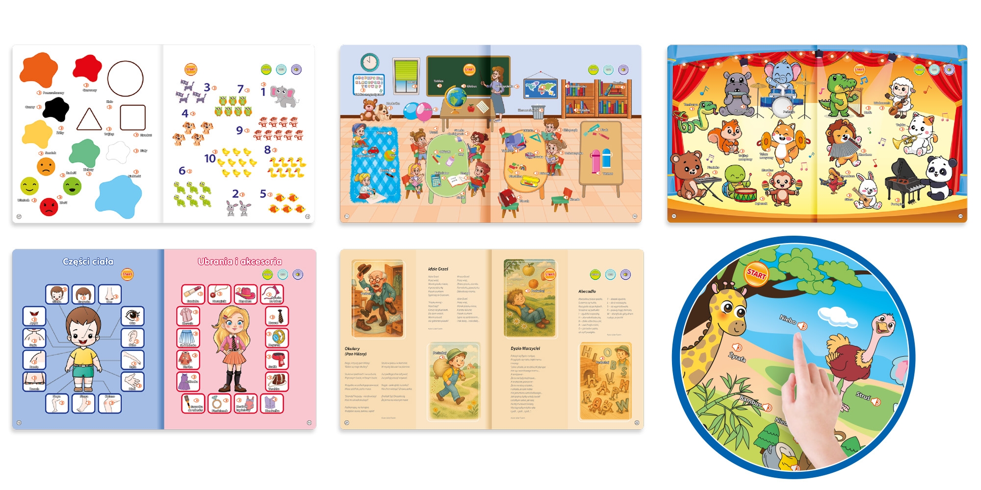 Genialny Dzieciak, Interaktywna książeczka - Poznajemy świat