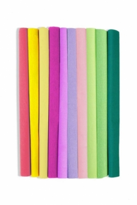 Bibuła marszczona kolorowa 25x200cm 10 rolek