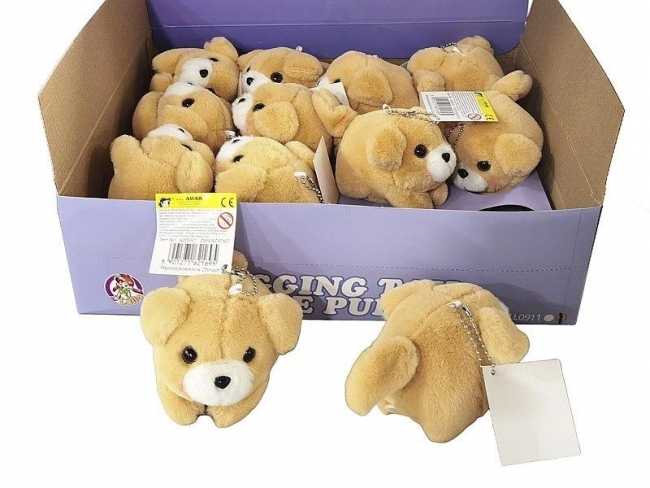 Piesek pluszowy kręcący ogonkiem