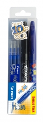 Zestaw Pilot Frixion ball czarny +wkłady niebieskie + ball limited