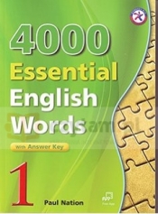 4000 Essential English Words 1 książka + ćwiczenia + klucz odpowiedzi - Paul Nation