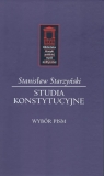 Studia konstytucyjne Wybór pism Starzyński Stanisław