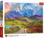 Puzzle 500 Lama w Patagonii TREFL