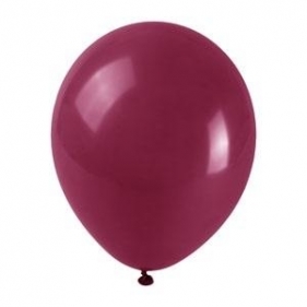 Balony pastelowe bordowe 25cm 100szt