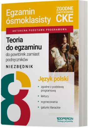 Teoria do egzaminu Egzamin ósmoklasisty 2027 Język polski Niezbędnik - Małgorzata Składanek, Hanna Szaniawska