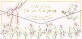 Koperta Chrzest Gołąb różowy