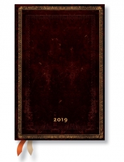 Kalendarz książkowy Black Moroccan Mini 2019 Horizontal