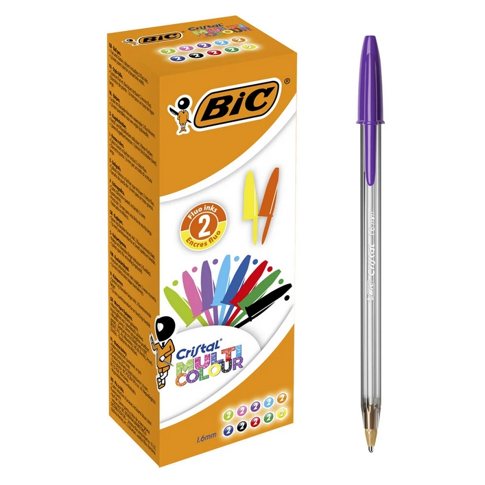 Długopis Cristal Multi Colour mix (20szt) BIC