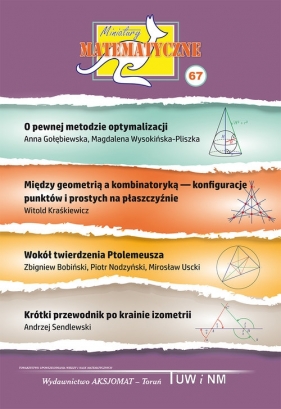 Miniatury matematyczne 67 - Gołębiewska Anna, Wysokińska-Pliszka Magdalena, Kraśkiewicz Witold