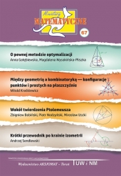 Miniatury matematyczne 67 - Anna Gołębiewska, Magdalena Wysokińska-Pliszka, Witold Kraśkiewicz