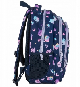 Plecak BackUp 7 - Violet kittens (PLB7O25)
