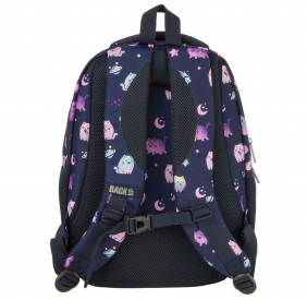 Plecak BackUp 7 - Violet kittens (PLB7O25)