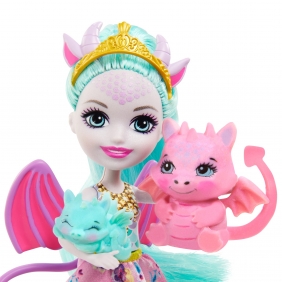 Enchantimals: Rodzina - Deanna Dragon + smoki (GJX43/GYJ09)
