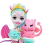 Enchantimals: Rodzina - Deanna Dragon + smoki (GJX43/GYJ09)