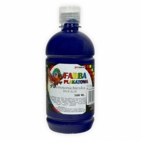 Farba plakatowa 500ml ciemnoniebieska