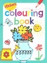Coloring book z naklejkami kwiaty Opracowanie zbiorowe