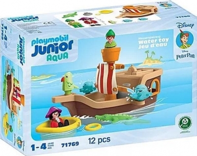 <img src='https://webimage.pl/pics/696/7/d4008789717696.jpg' style='height:440px' /> Playmobil JUNIOR & Disney Piracki statek Piotrusia Pana 71769