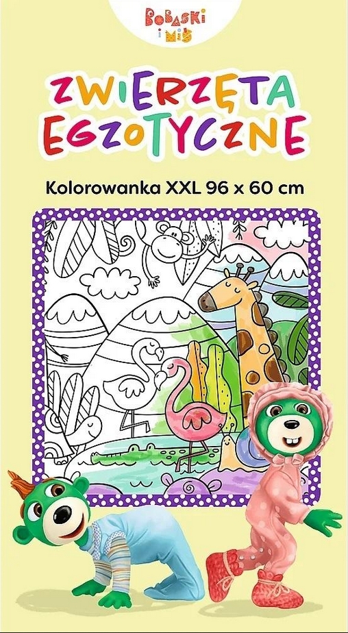 Kolorowanka XXL. Zwierzęta egzotyczne