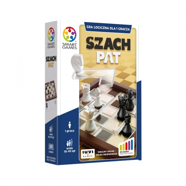 <img src='https://webimage.pl/pics/696/8/d5906700248696.jpg' style='height:440px' /> Smart Games Szach Pat (PL) IUVI Games