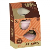 Zestaw garnków metalowych na stojaku, 8 el. (128696)