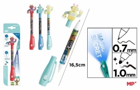 Długopis szpiegowski UV 0.7/1.0mm Roboty MIX