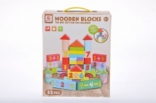 Klocki drewniane Mega Creative 52 elementy (460232)