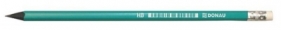 Ołówek syntetyczny z gumką HB lakierowany zielony