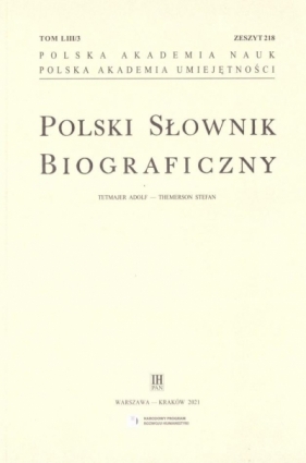 Polski Słownik Biograficzny z.218 T.53/3 - Opracowanie zbiorowe