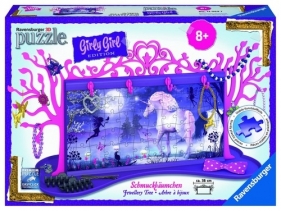 Puzzle 3D Drzewko na biżuterię Jednorożec 108 (RAP120697)