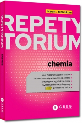 Repetytorium - liceum/technikum - chemia - 2023 - praca zbiorowa