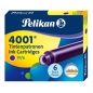 Naboje krótkie Pelikan 4001 TP/6, 6 szt. - fioletowe (301697)