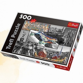 Puzzle 500 Barcelona kolaż (37169)