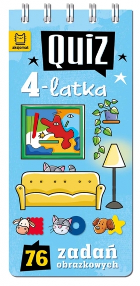 Quiz 4-latka. 76 zadań obrazkowych - Anna Podgórska