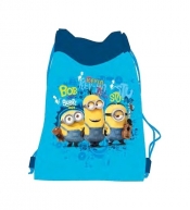Worek na obuwie Minionki niebieski