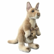 Kangur z młodym 30cm