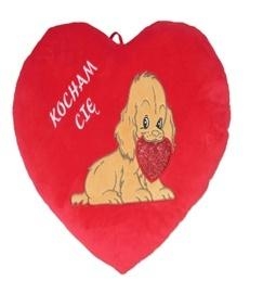 Serce Kocham Cię - Pies 48cm