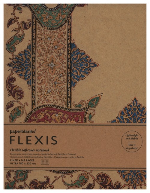 Notatnik Visions of Paisley Ivory Kraft Flexis