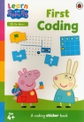 Learn with Peppa: First Coding sticker activity book