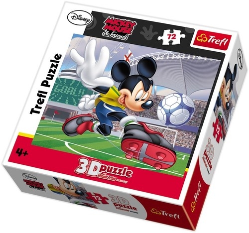 Puzzle 3D Myszka Miki Najlepszy Piłkarz 72
	 (35569)