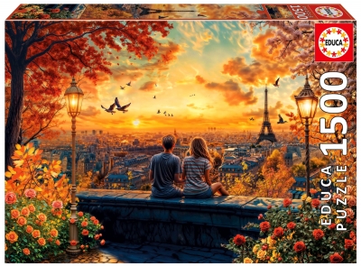 <img src='https://webimage.pl/pics/697/5/d8412668205697.jpg' style='height:440px' /> Puzzle Paryż we dwoje 1500 el 114105