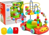 Kolorowa przeplatanka 3 w 1 Sorter Muzyczne Autko
