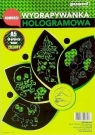 Wydrapywanka hologramowa A5 zielona