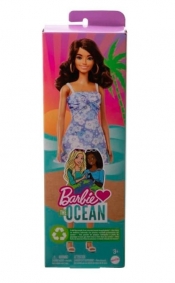Lalka Barbie Loves the Ocean Niebieska sukienka (HLP94)
