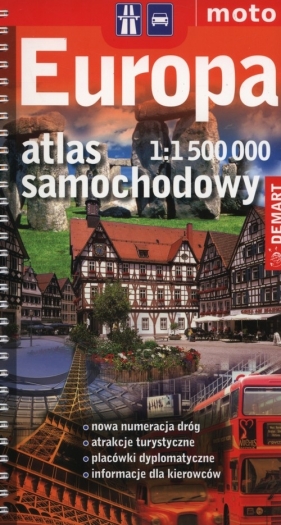 Europa Atlas samochodowy 1:1 500 000