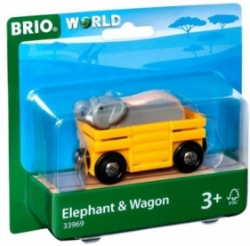 Brio World: Słoń w wagoniku (63396900)