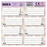 Nalepki na zeszyty Backup 8 a 01 (25szt) DERFORM