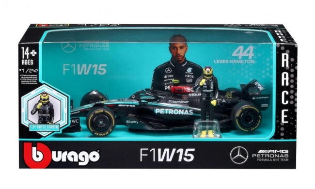 <img src='https://webimage.pl/pics/698/0/d4893993280698.jpg' style='height:440px' /> Race Formula Mercedes W15 W/ Figure 1:24