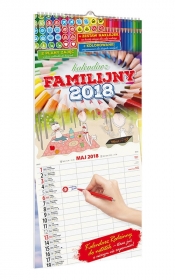 Kalendarz 2018 KPD-5 Familijny z naklejkami