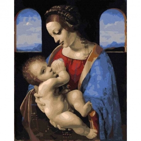 Malowanie po numerach - Madonna Litta 40x50cm